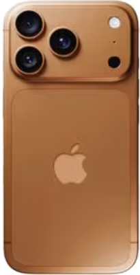 Front view of Iphone 17 pro