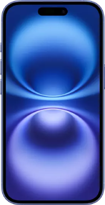 Front view of Iphone 16